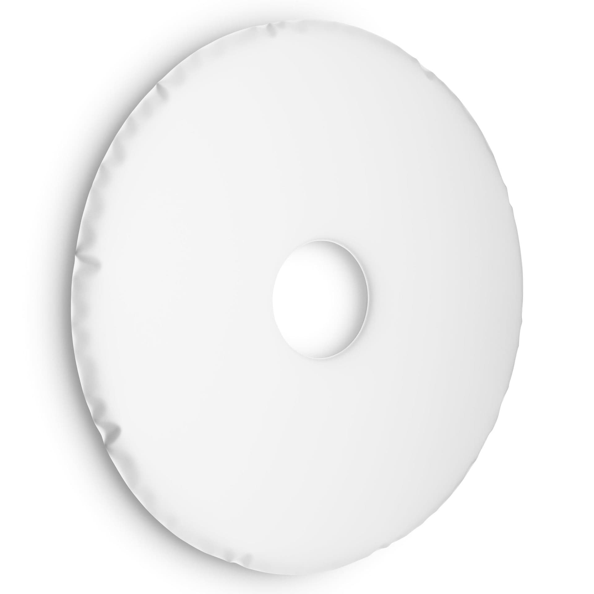 Lustro ścienne RONDO mat białe 75 cm, Zieta Studio - 114240