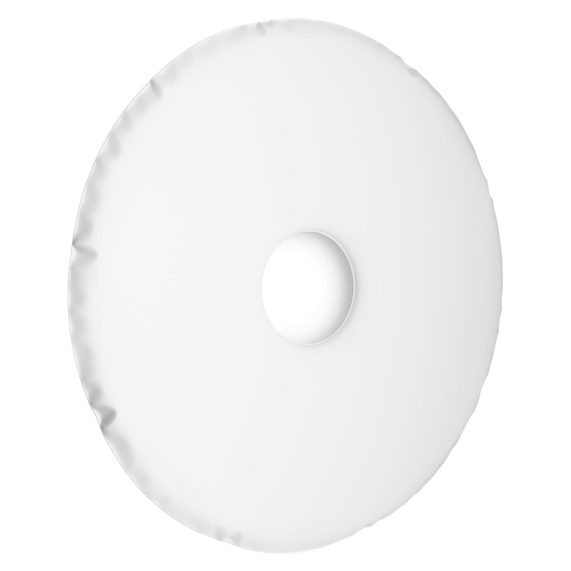 Lustro ścienne RONDO mat białe 75 cm, Zieta Studio - 114239