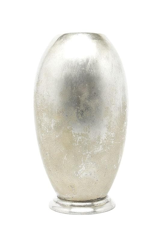 Ikora vase, Art Deco, silver-plated brass, WMF, Germany, 1930s.