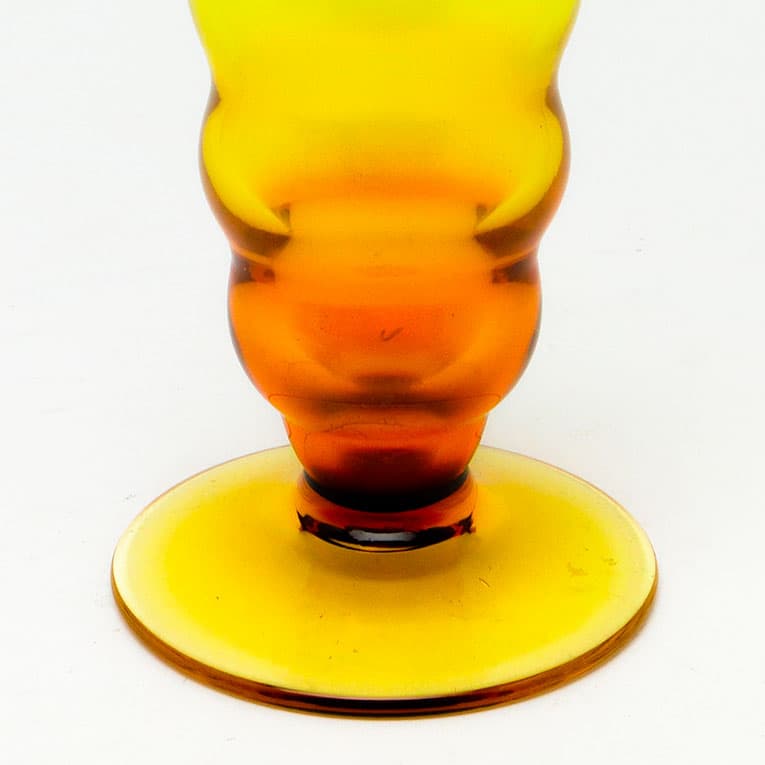 Wazon mid-century modern, szkło, Moser, Czechosłowacja, lata 60. - 112372