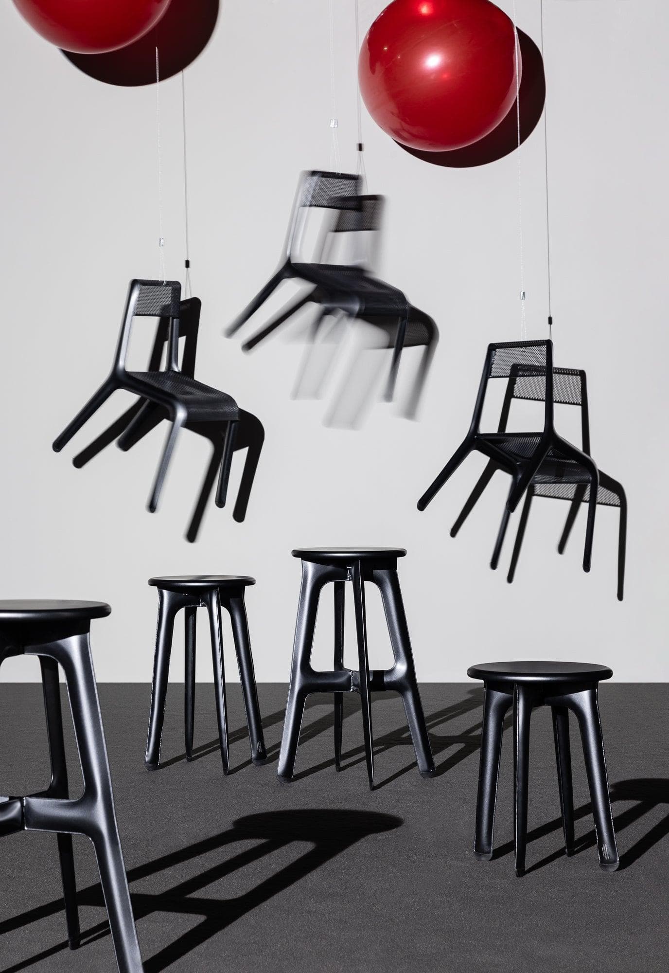 Krzesło ULTRALEGGERA czarne, Zieta Studio - 117327