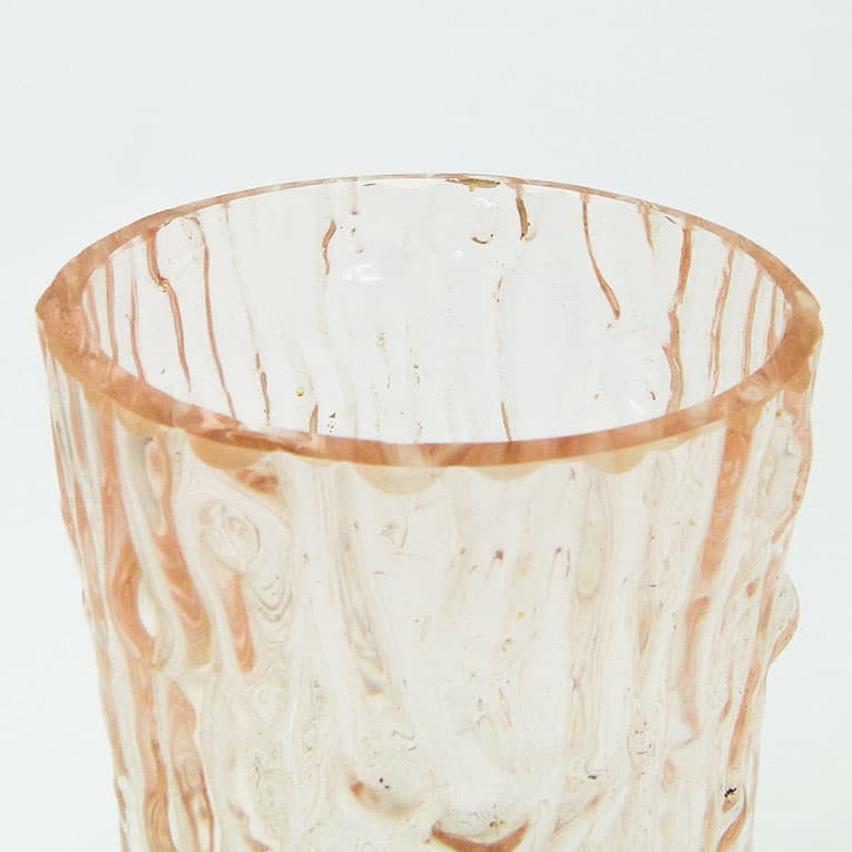 Wazon Pieniek, mid-century modern, szkło prasowane, proj. V. Hanus, Czechosłowacja, lata 60. - 112418