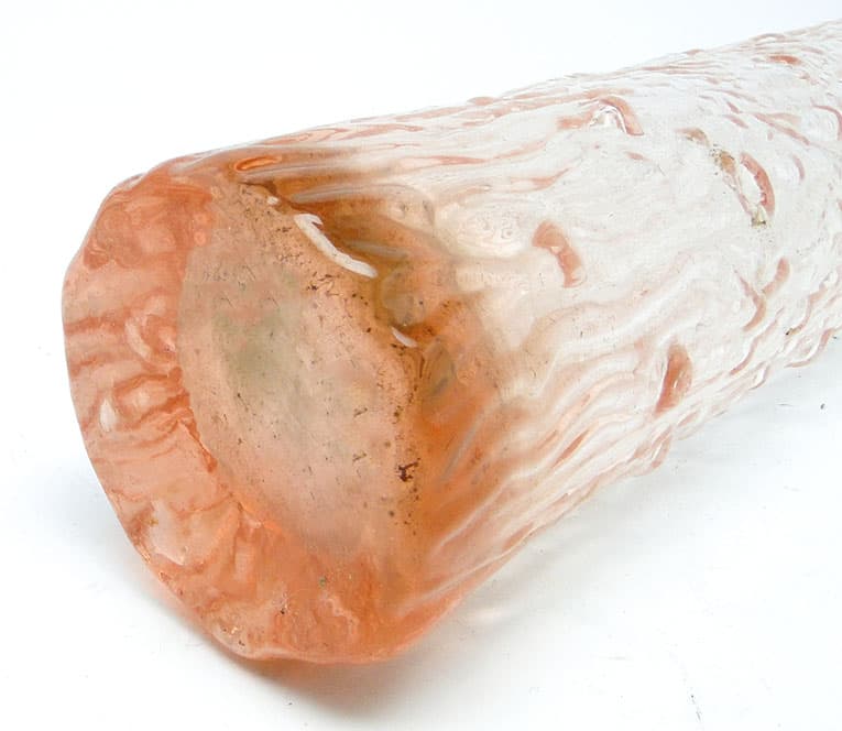 Wazon Pieniek, mid-century modern, szkło prasowane, proj. V. Hanus, Czechosłowacja, lata 60. - 112414