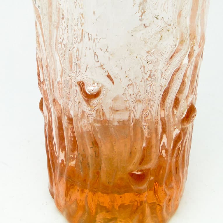 Wazon Pieniek, mid-century modern, szkło prasowane, proj. V. Hanus, Czechosłowacja, lata 60. - 112419