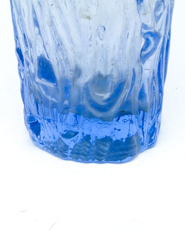 Mid-century modern vase, pressed glass, Czechoslovakia, 1960s. - 112449