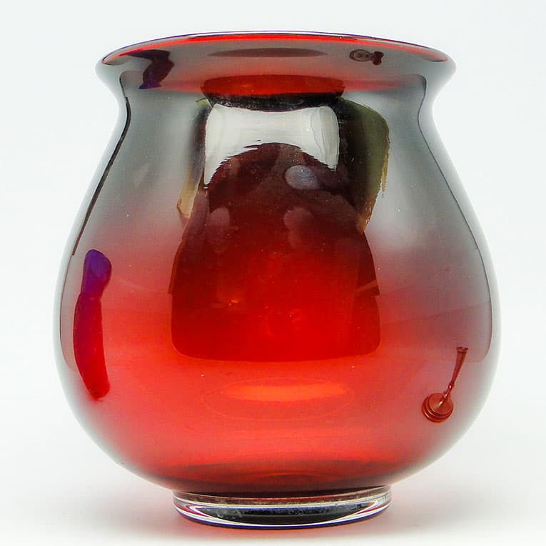 Wazon modernizm, szkło, Polska, lata 70. - 112462