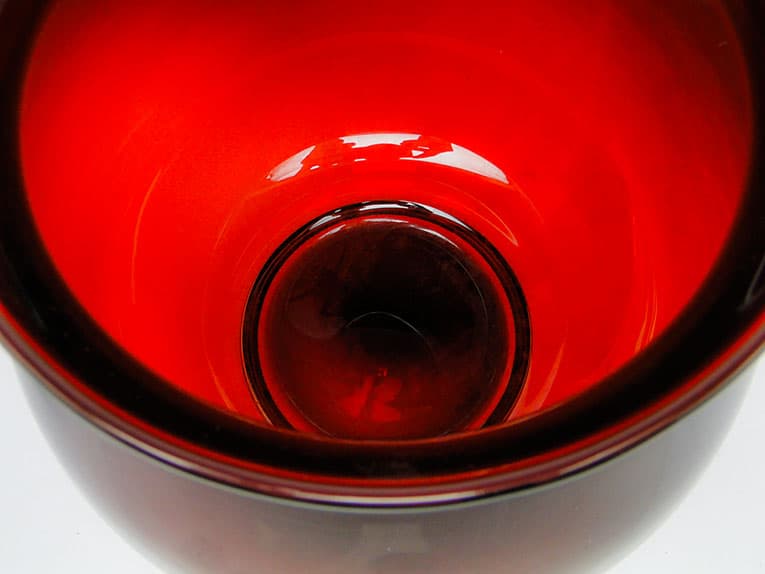 Wazon modernizm, szkło, Polska, lata 70. - 112461