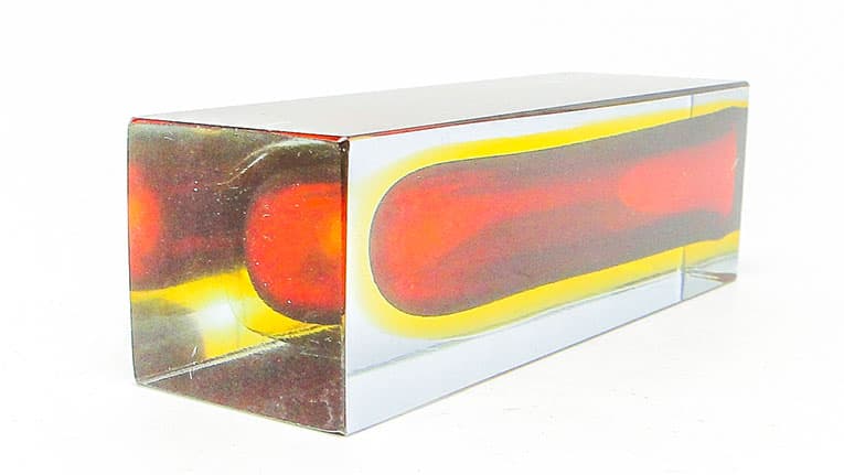 Wazon Sommerso, mid-century modern, szkło, proj. F. Poli, Włochy, lata 50. - 112497