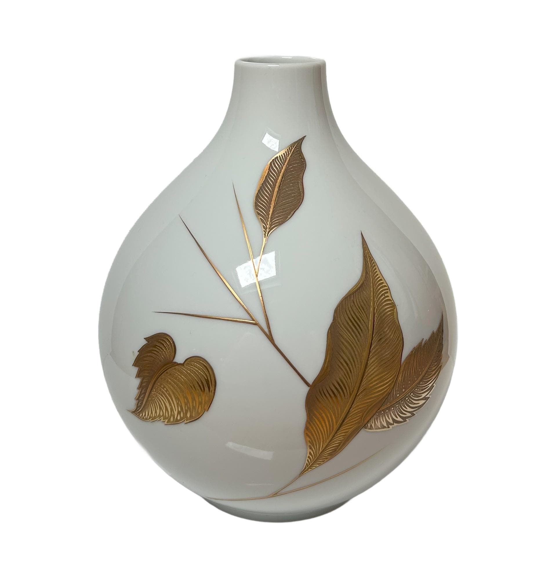 Wazon Chiemsee Selb Bavaria, biały, porcelana, Niemcy, lata 70.