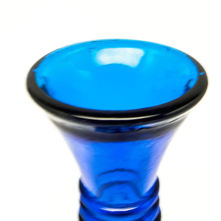 Wazon mid-century modern, szkło kobaltowe, Szwecja, lata 70. - 112500