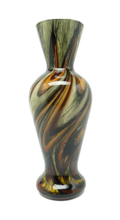 Wazon Mid-century modern, szkło, Alum Bay Isle of Wight, Wielka Brytania, lata 50. - WYMIARY