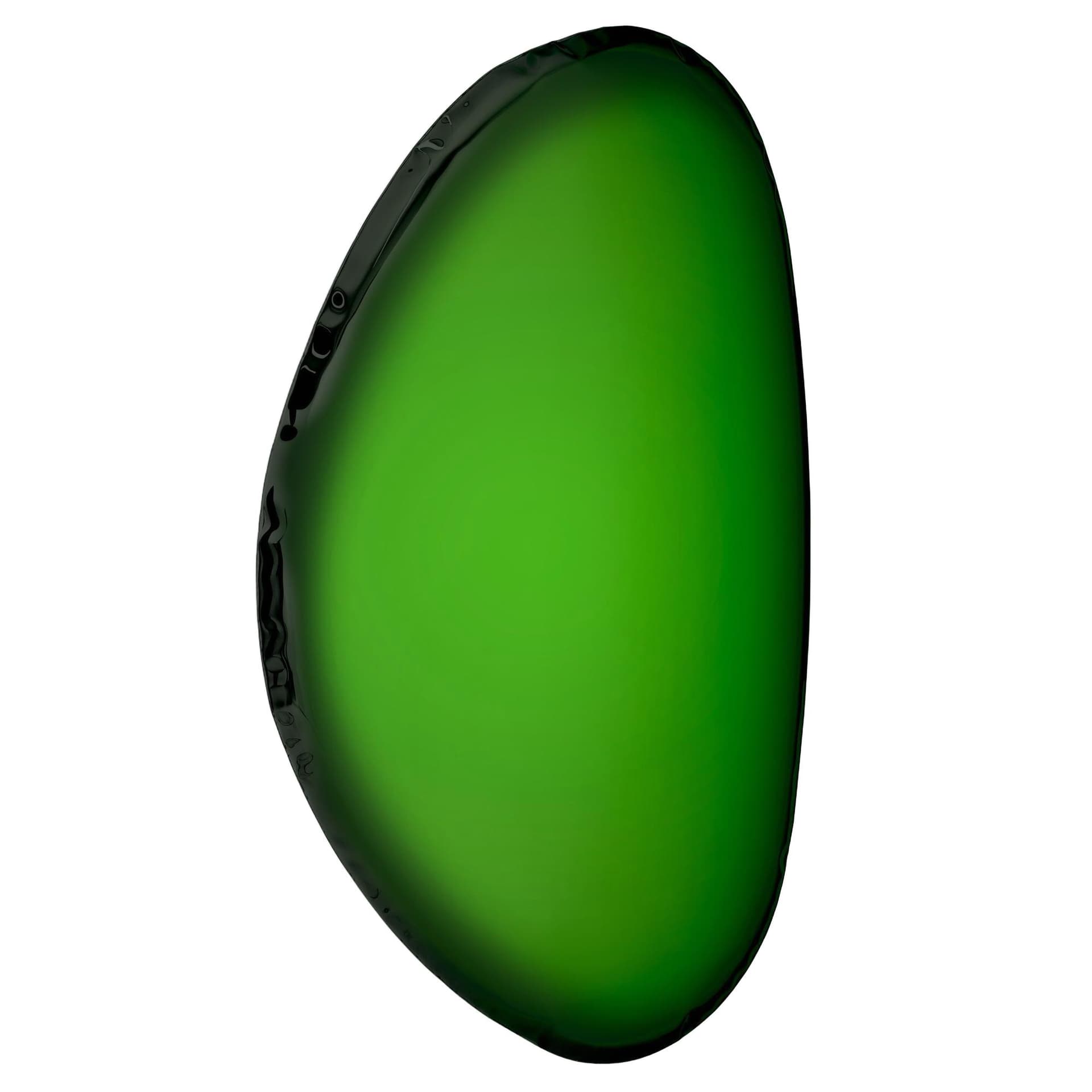 TAFLA O wall mirror jade green O2, Zieta Studio