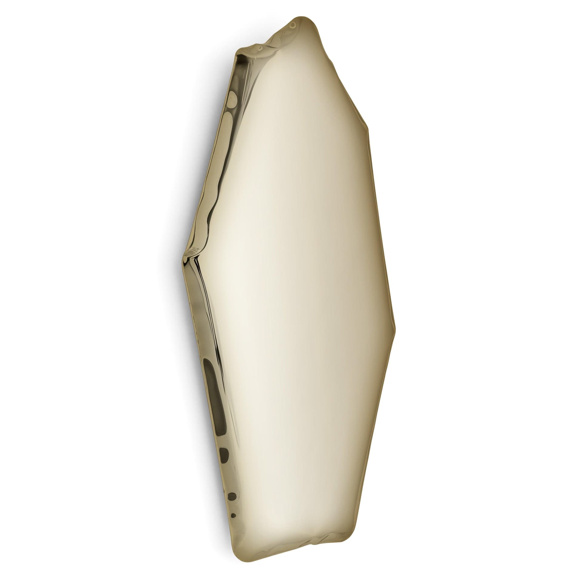 TAFLA C wall mirror, golden, C4, Zieta Studio