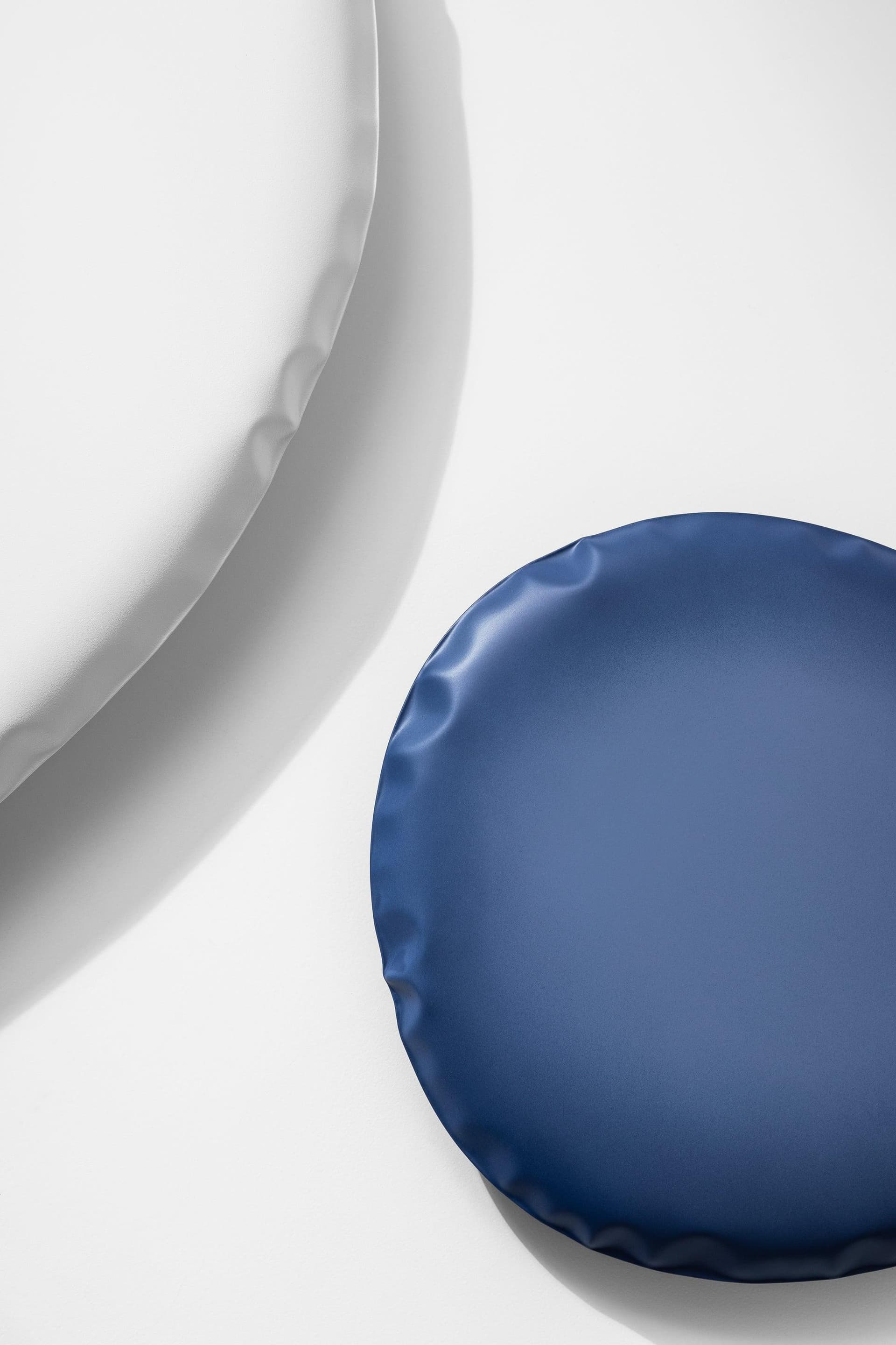 TAFLA O wall mirror blue O4, Zieta Studio - 117166