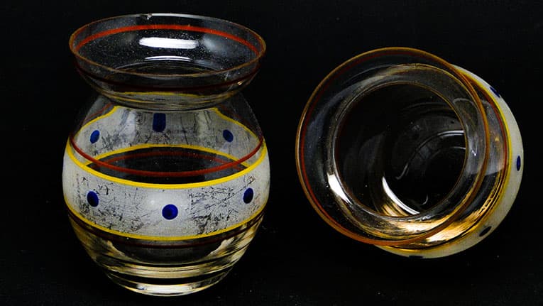 para wazonów, pop art, szkło, Huta Hortensja, Polska, lata 60. - 112645