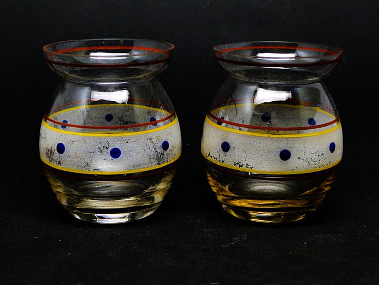 para wazonów, pop art, szkło, Huta Hortensja, Polska, lata 60. - 112641