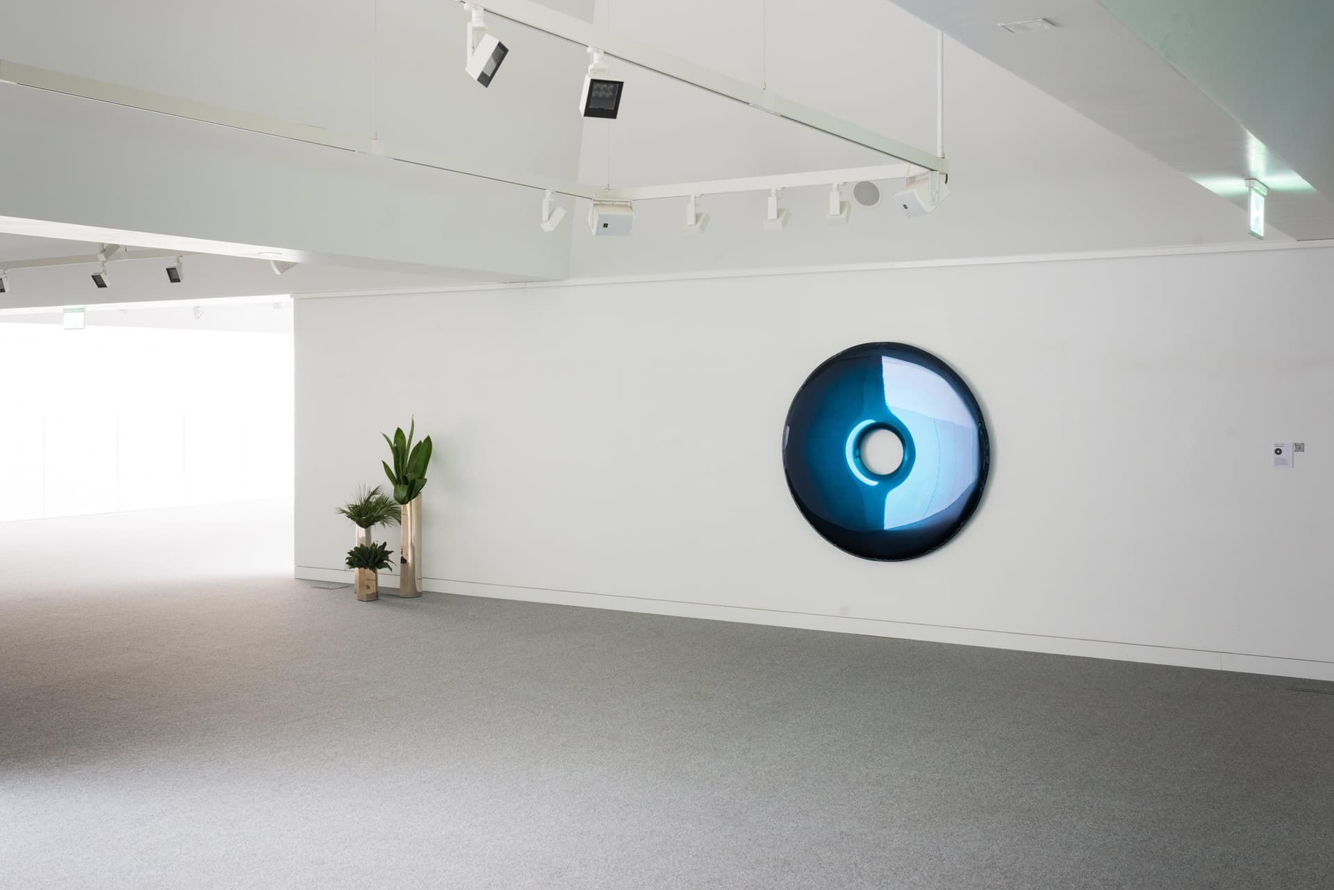 RONDO wall mirror blue 200 cm, Zieta Studio - 117016