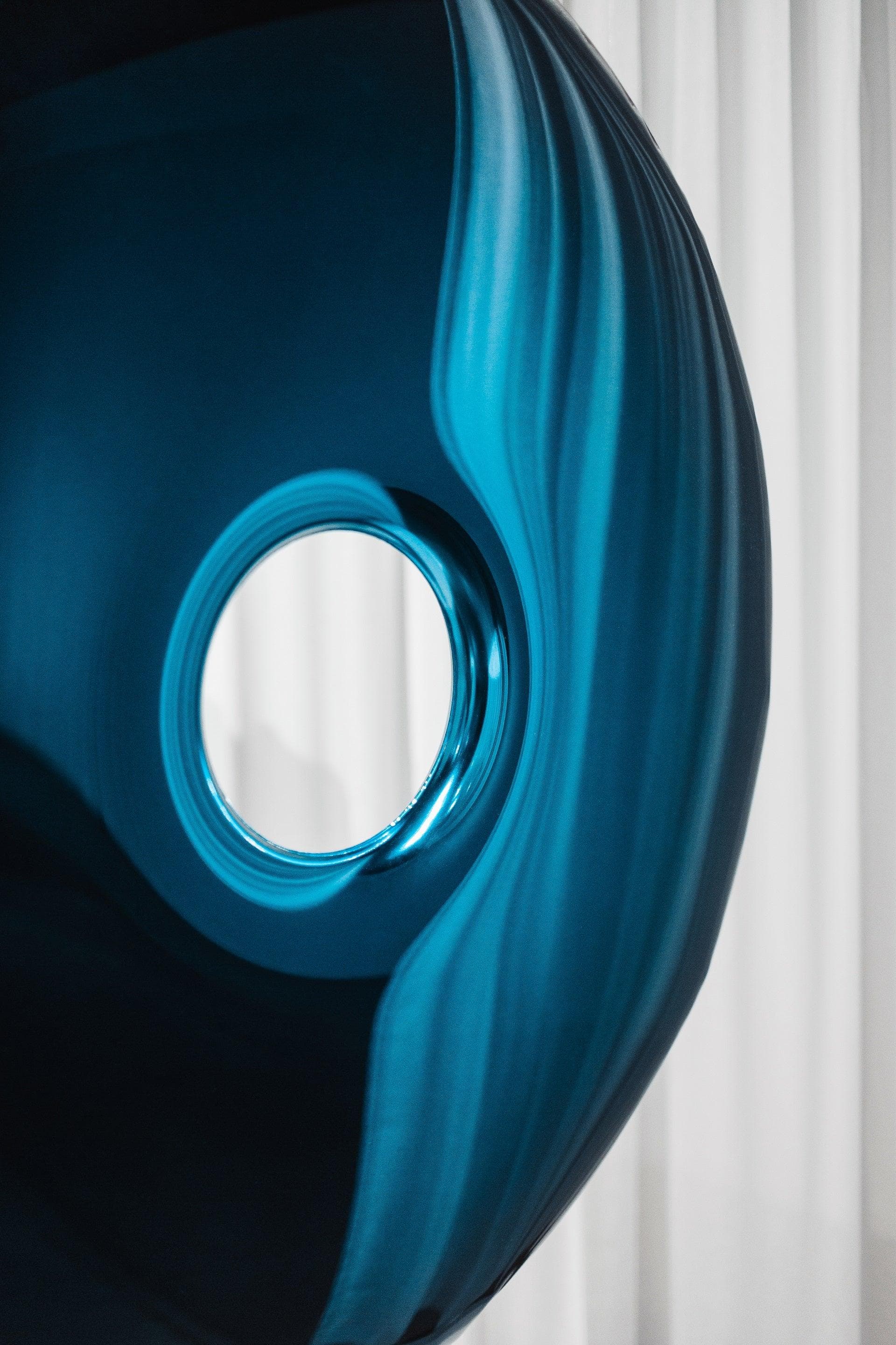 RONDO wall mirror blue 200 cm, Zieta Studio - 117022