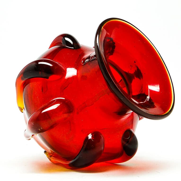 Wazon Mid-century modern, szkło, proj. J. Słuczan-Orkusz, Polska, lata 70. - 112679