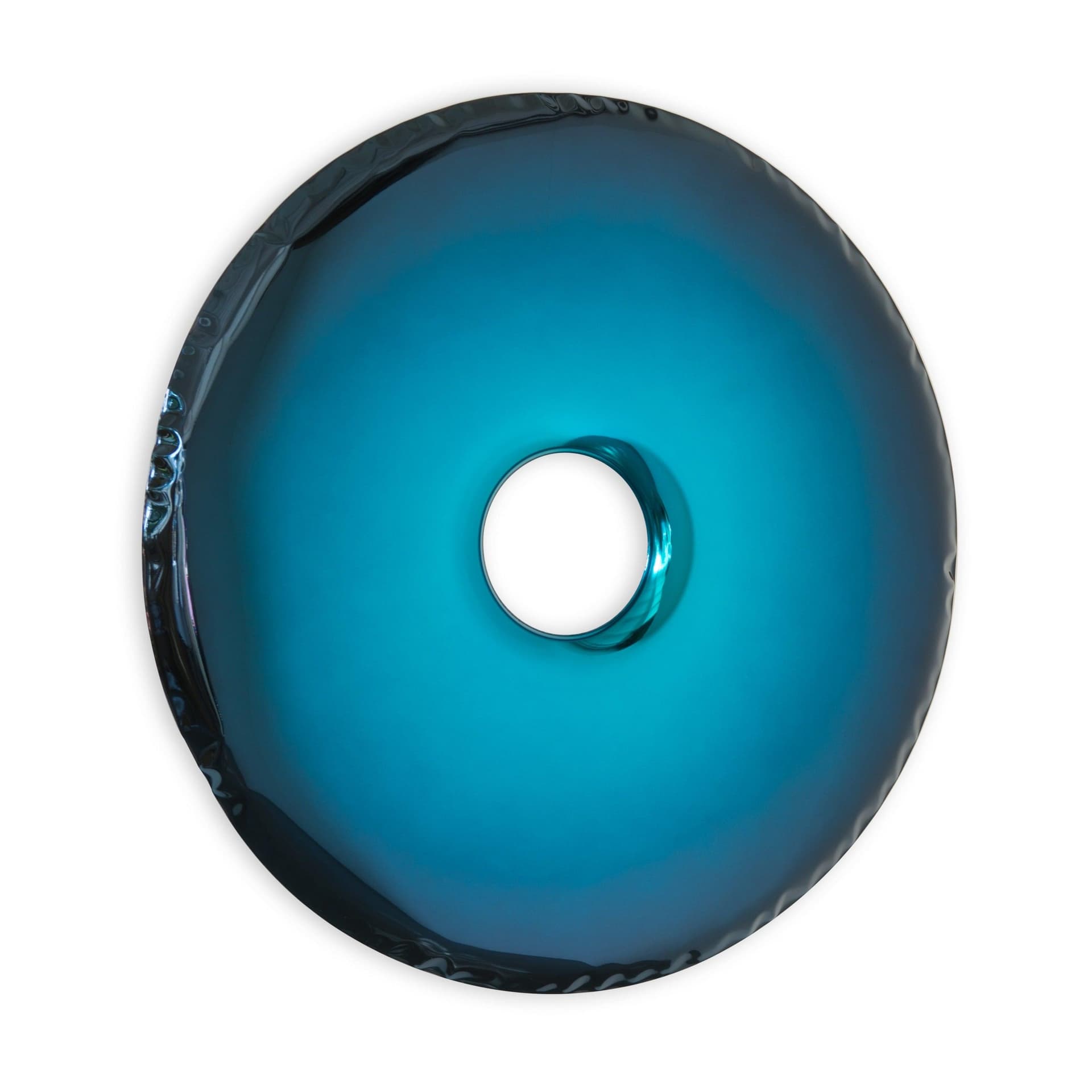 RONDO wall mirror blue 75 cm, Zieta Studio