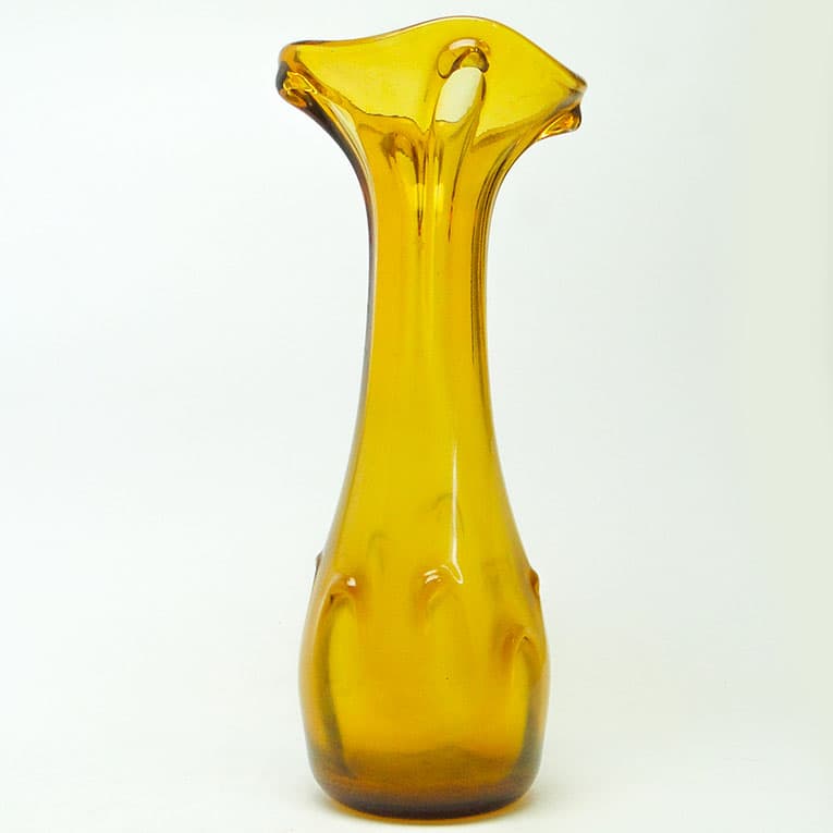 Wazon Sękacz, mid-century modern, szkło, Polska, lata 70. - 112755