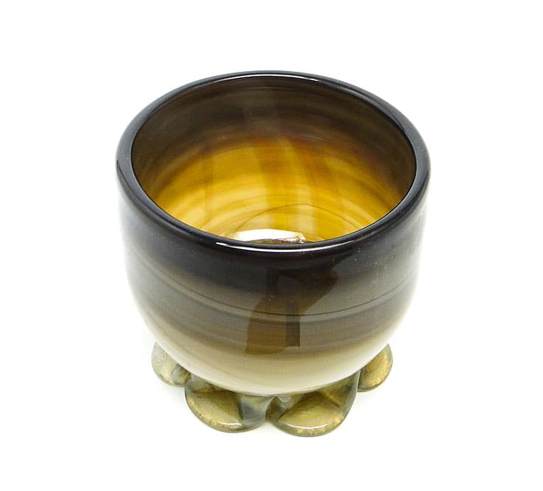 Wazon Modernizm, szkło, proj. J. Słuczan-Orkusz, Polska, lata 70. - 112785