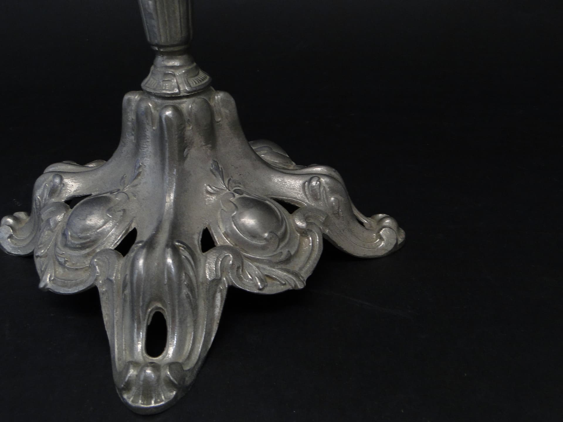 Wazon Art Nouveau, szkło prasowane cyna, Francja, początek XX w. - 112830