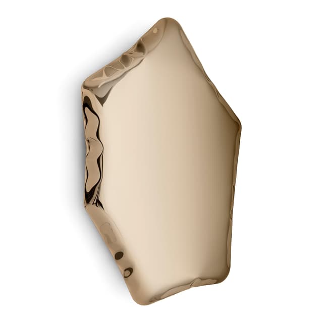TAFLA C wall mirror, golden, C5, Zieta Studio - DIMENSION