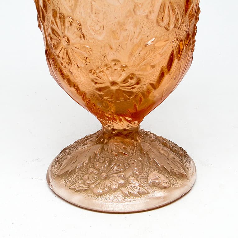 Wazon retro, szkło rozalinowe, Ząbkowice, Polska, lata 70. - 112941