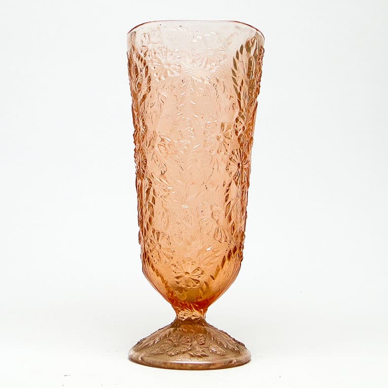 Wazon retro, szkło rozalinowe, Ząbkowice, Polska, lata 70. - 112940