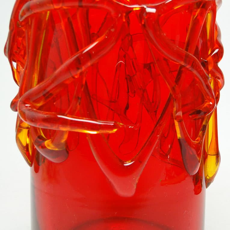 Wazon, modernizm, szkło, proj. J. Słuczan-Orkusz, Polska, lata 70. - 113065