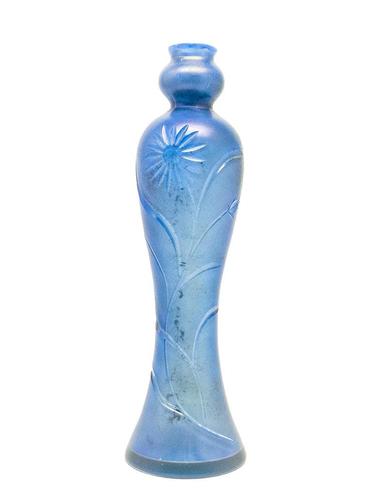 Wazon Art Nouveau, szkło opalizujące, Czechosłowacja, lata 30.