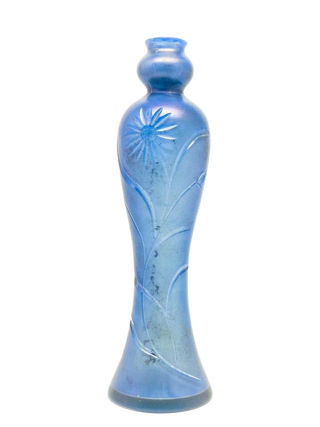 Wazon Art Nouveau, szkło opalizujące, Czechosłowacja, lata 30. - WYMIARY