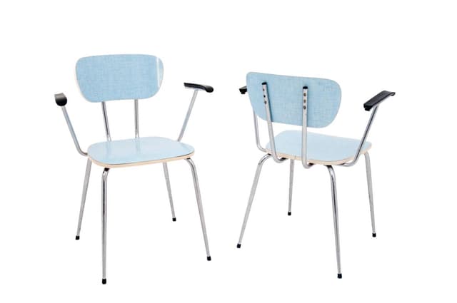 Para krzeseł z podłokietnikami, Polska, lata 70. - WYMIARY