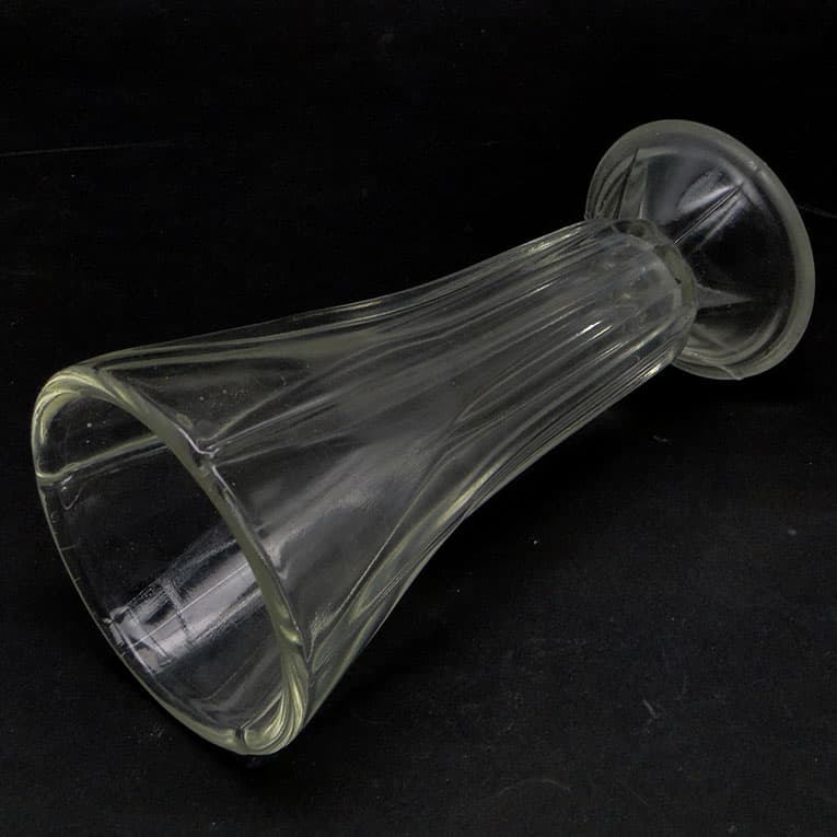 Wazon Art Deco, szkło przezroczyste, Polska, lata 50. - 113132