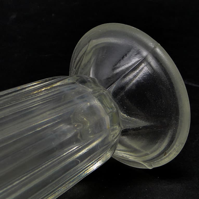 Wazon Art Deco, szkło przezroczyste, Polska, lata 50. - 113134