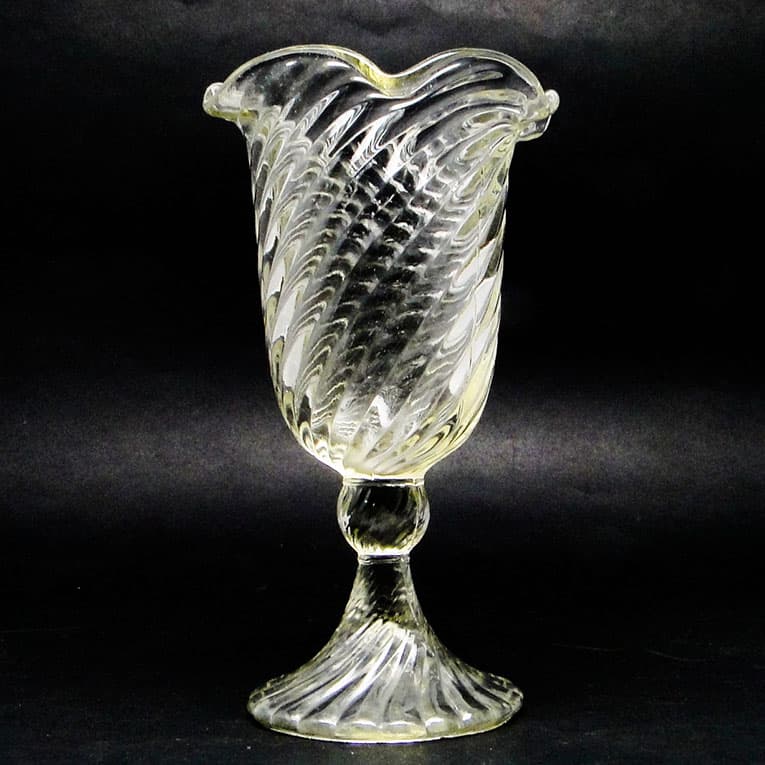 Wazon Spirelli, mid-century modern, szkło transparentne, Ząbkowice, Polska, lata 70. - 113151