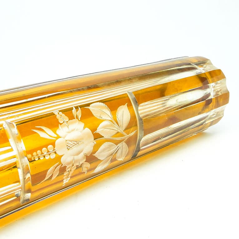 Wazon Mid-Century Modern, kryształ, Huta Julia, Polska, lata 70. - 113171