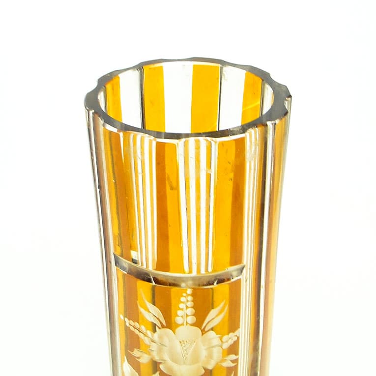 Wazon Mid-Century Modern, kryształ, Huta Julia, Polska, lata 70. - 113169