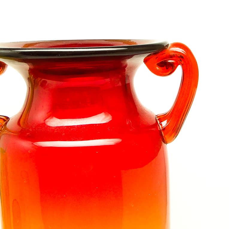 Wazon Mid-century modern, szkło, proj. J. Słuczan-Orkusz, Polska, lata 70. - 113194