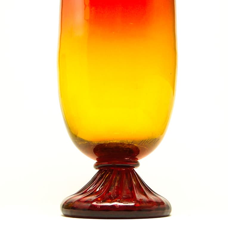 Wazon Mid-century modern, szkło, proj. J. Słuczan-Orkusz, Polska, lata 70. - 113189