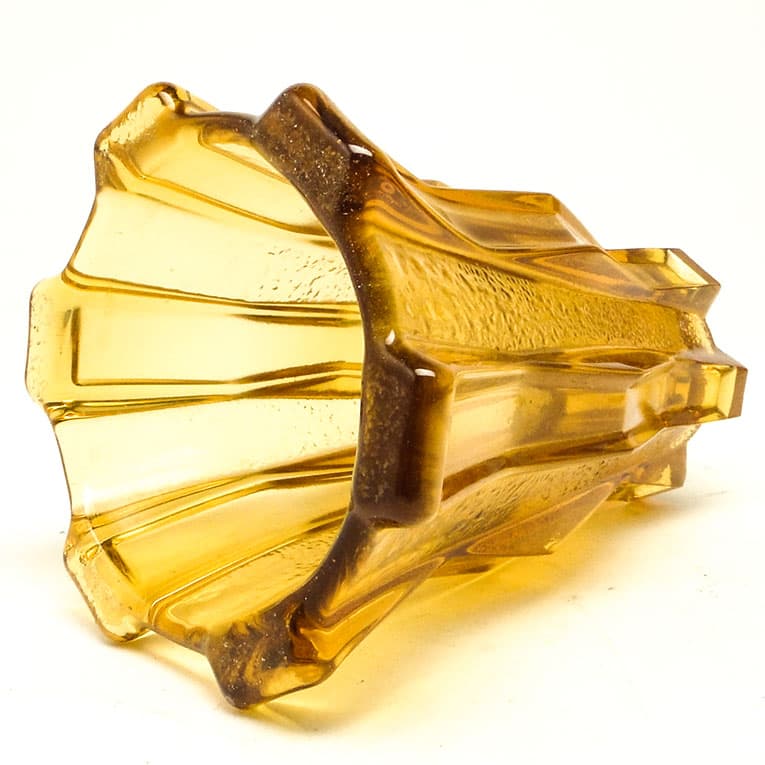 Wazon mid-century modern, szkło prasowane, Belgia, lata 50. - 113215