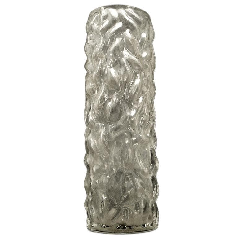 Wazon Mid-century modern, szkło transparentne, Polska, lata 70.