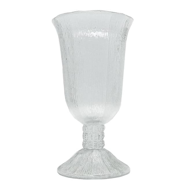 Wazon Cora, mid-century modern, szkło transparentne, Ząbkowice, Polska, lata 70. - WYMIARY