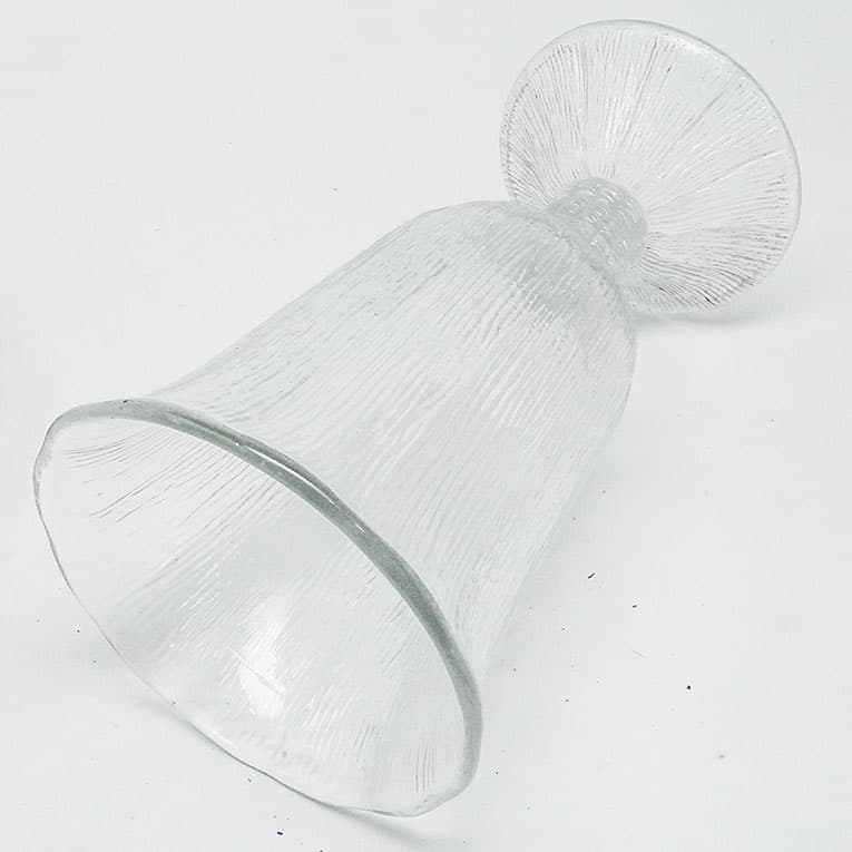 Wazon Cora, mid-century modern, szkło transparentne, Ząbkowice, Polska, lata 70. - 113396