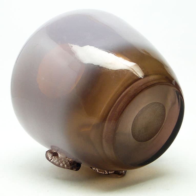 Wazon, polski modernizm, szkło fioletowe, proj. J. Słuczan-Orkusz, Polska, lata 70. - 113442