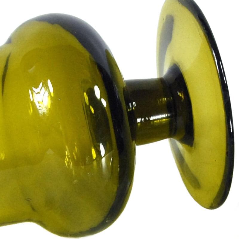 Olive-Green Glass Container, Murano, Italy, 1960s - 8172