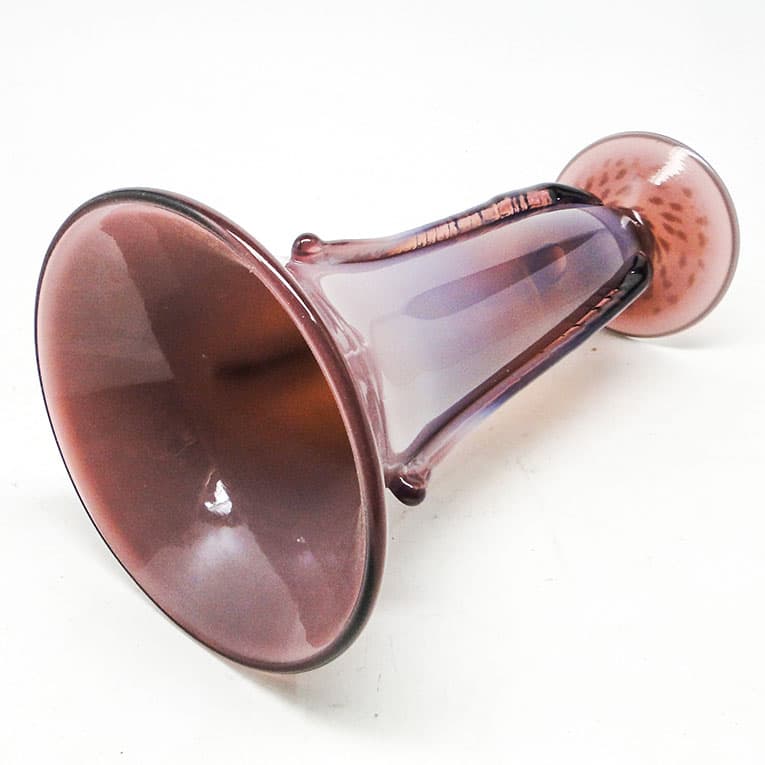 Wazon Modernizm, szkło fioletowe, proj. J. Słuczan-Orkusz, Polska, lata 70. - 113552