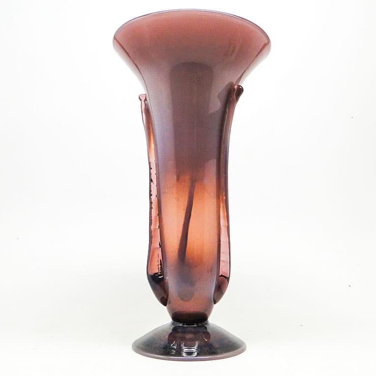 Wazon Modernizm, szkło fioletowe, proj. J. Słuczan-Orkusz, Polska, lata 70. - 113548