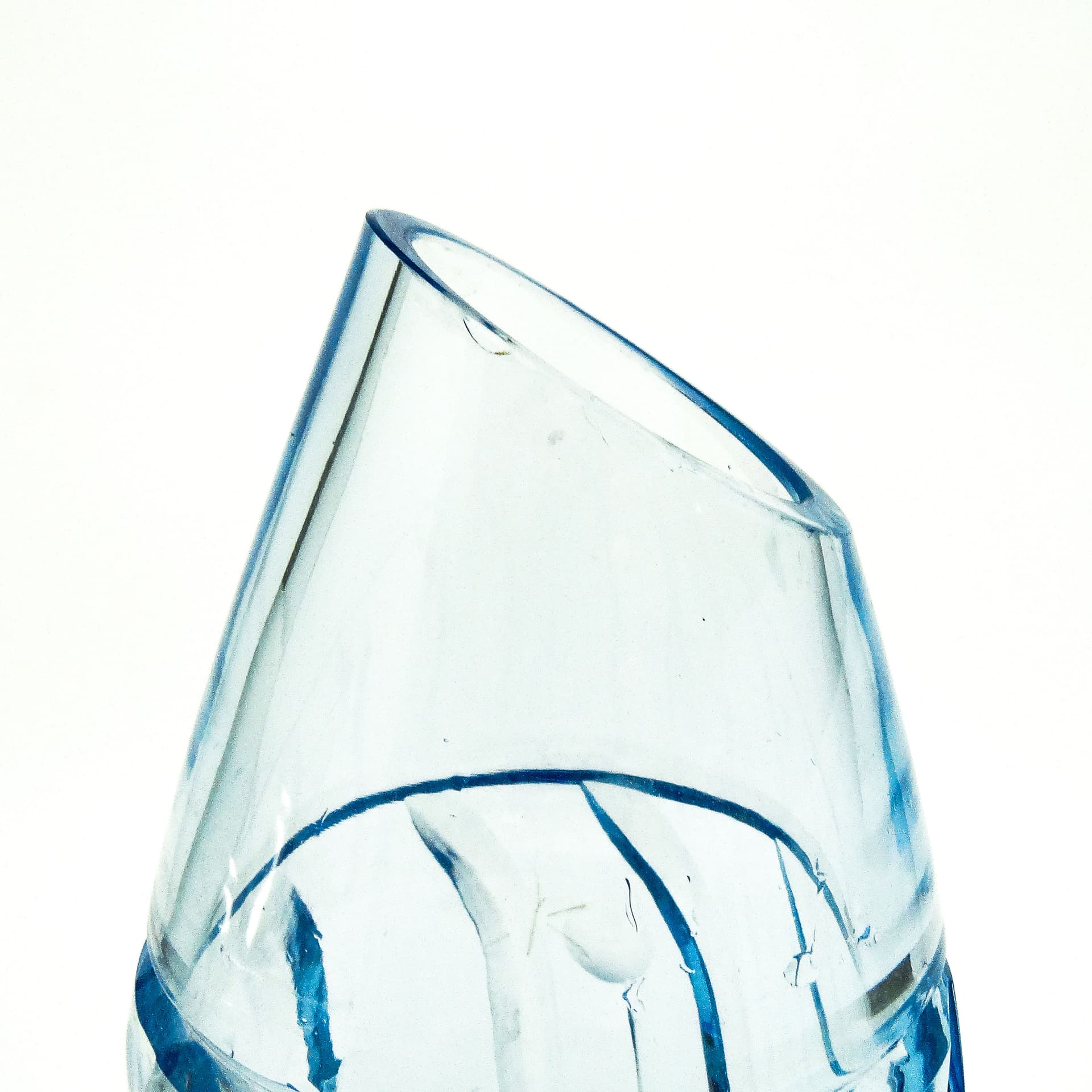 Wazon mid-century modern, kryształ, Czechosłowacja, lata 50. - 113573